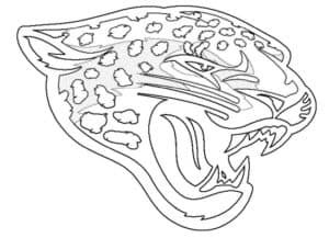 Jacksonville jaguars logo coloring page