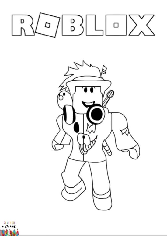 Roblox ideas coloring pages roblox coloring pages for kids