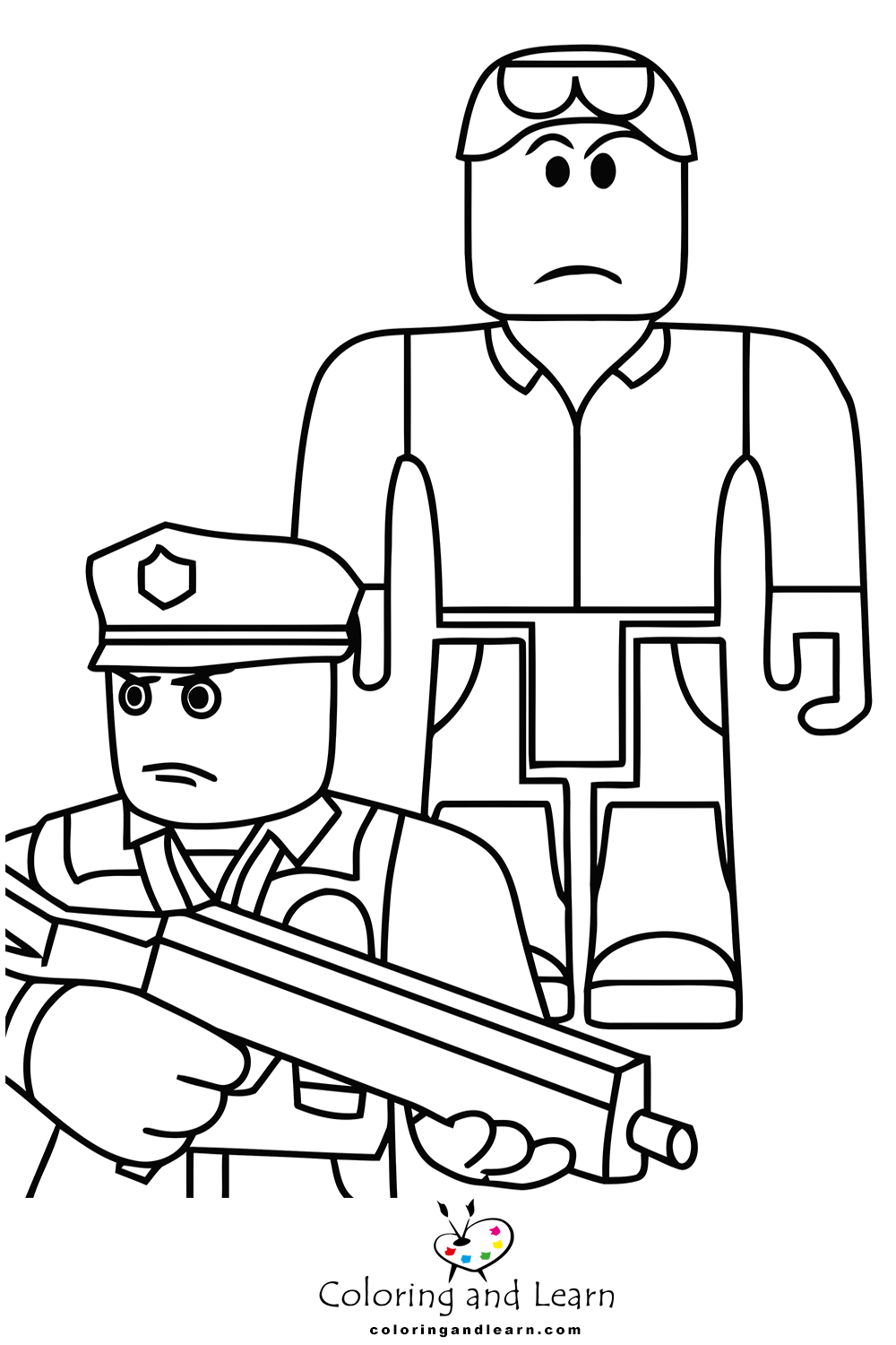 Roblox coloring pages rprintablecoloringpage