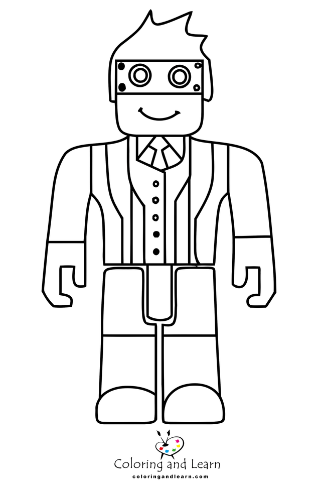 Roblox coloring pages rroblox