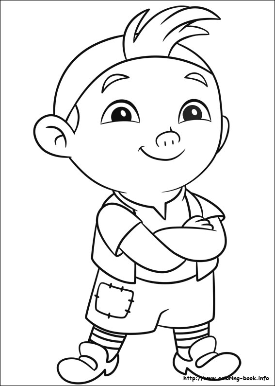 Jake and the never land pirates coloring picture