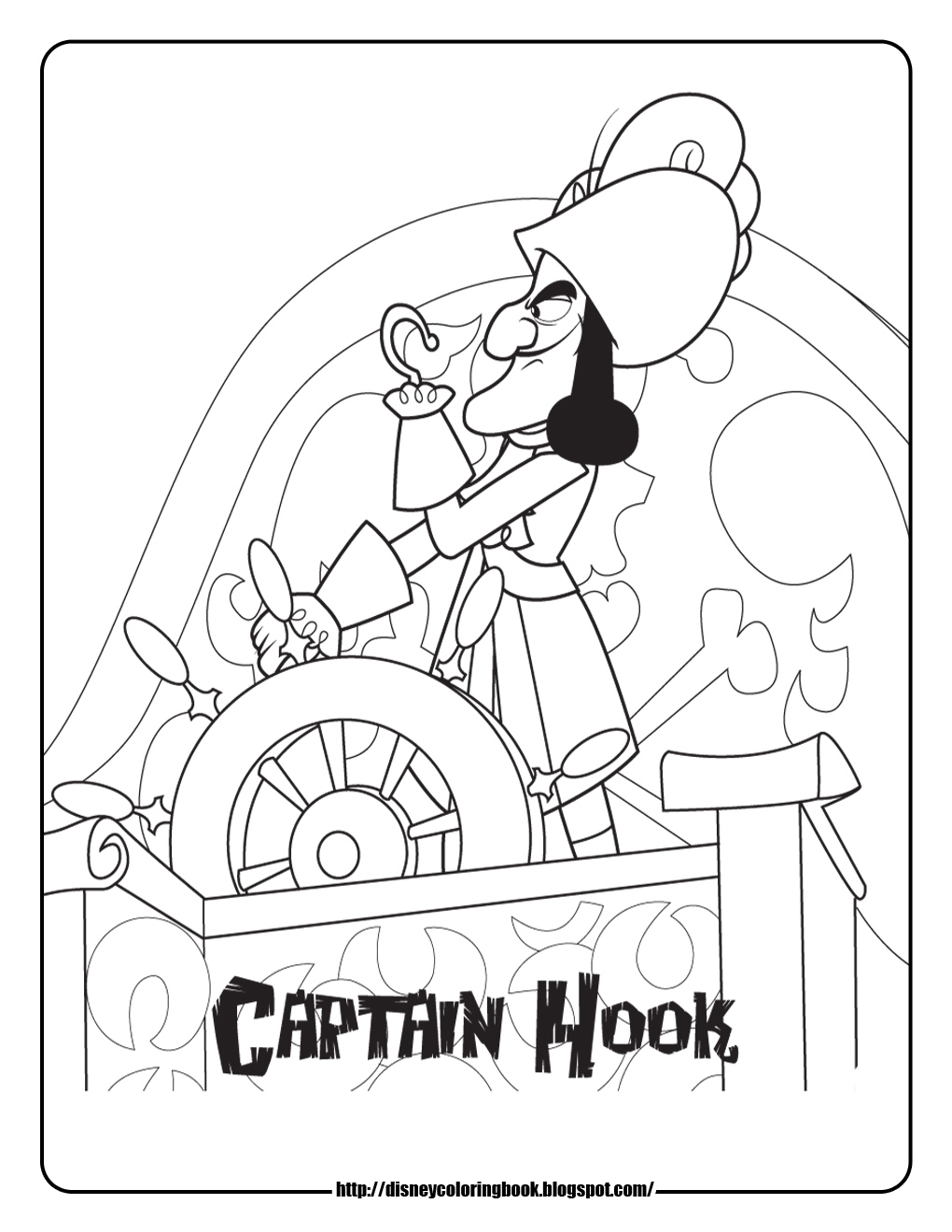 Disney coloring pages and sheets for kids jake and the neverland pirates free disney coloring sheets