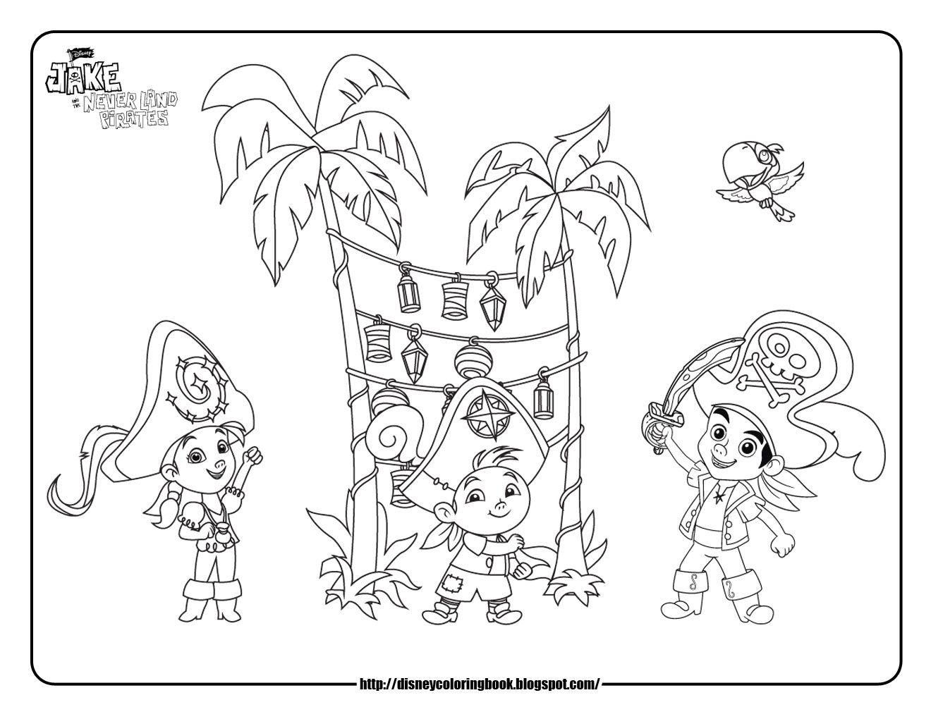 Disney coloring pages and sheets for kids jake and the neverland pirates free disney coloâ pirate coloring pages beach coloring pages disney coloring sheets