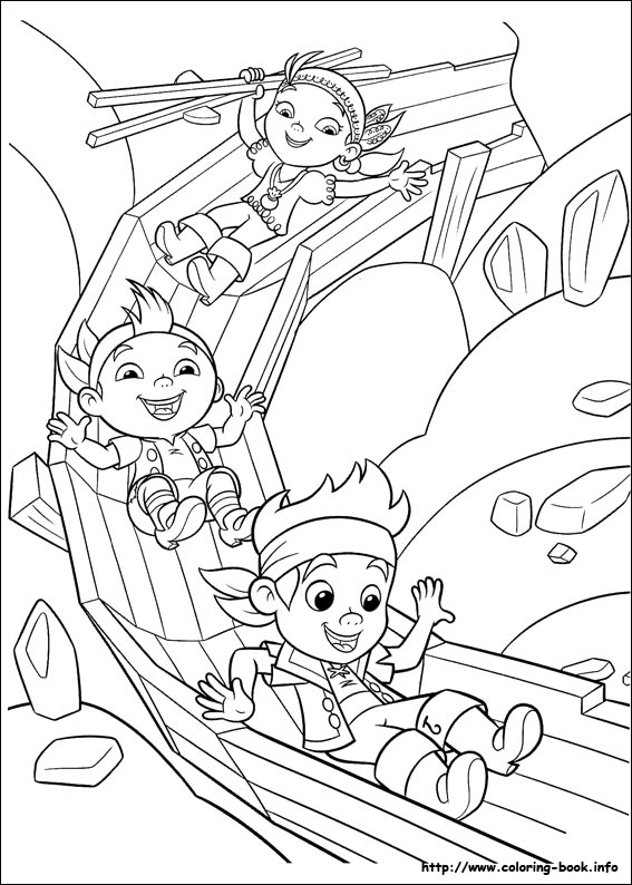 Jake and the never land pirates coloring picture