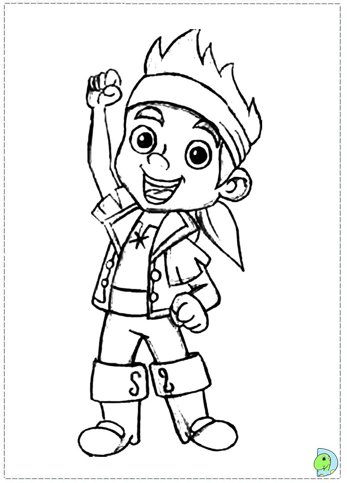 Jake and the neverland pirates coloring page