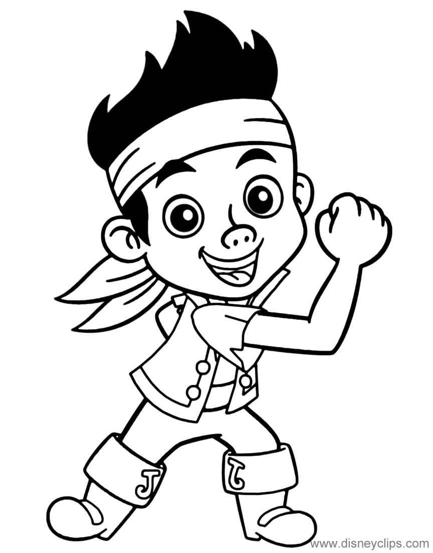 Jake and the neverland pirates coloring pages