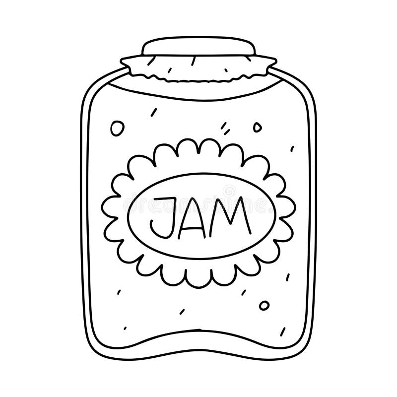 Jam coloring page stock illustrations â jam coloring page stock illustrations vectors clipart