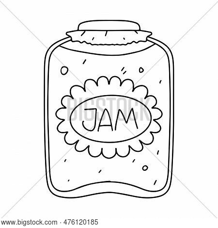 Glass jar jam hand vector photo free trial bigstock