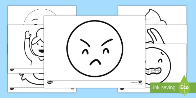 Ð ð emojis coloring pages