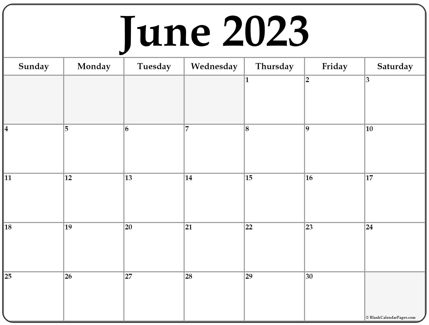 June calendar free printable calendar