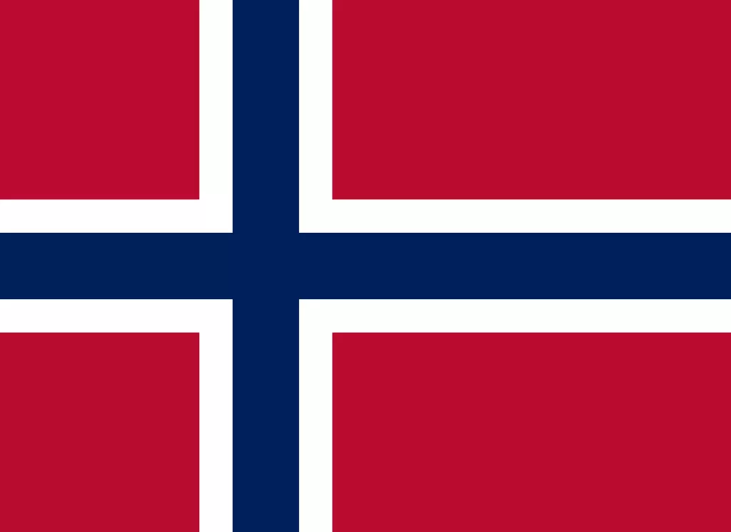 Svalbard and jan mayen islands flag color codes