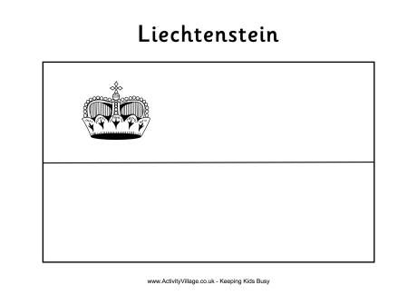 Liechtenstein louring flag flag loring pages liechtenstein loring pages