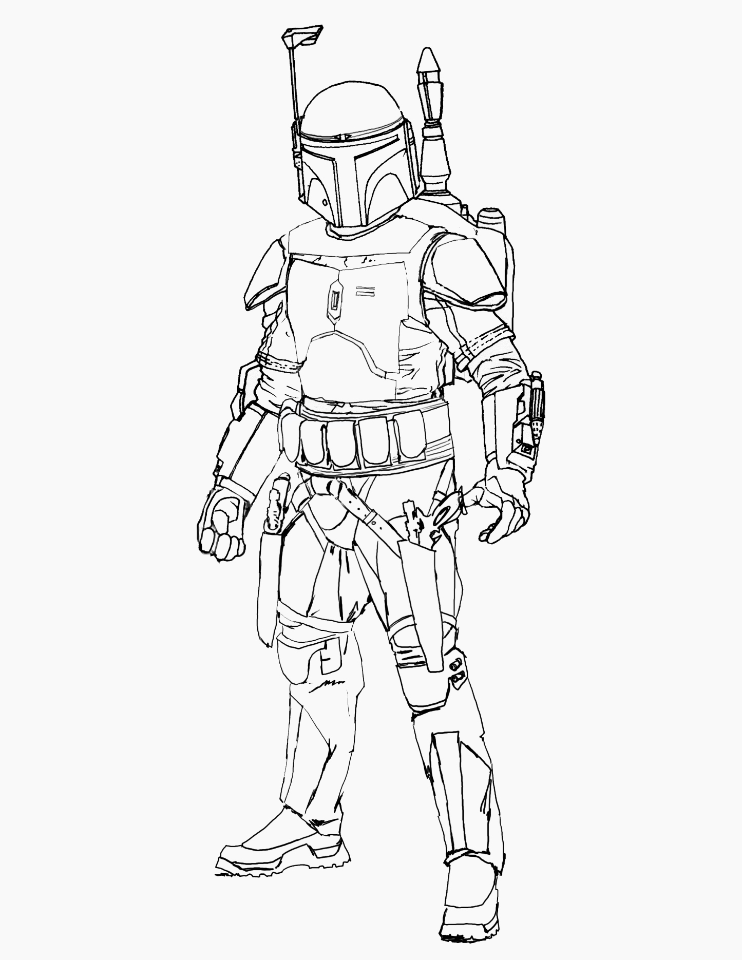 Something for you to color boba fett costume and prop maker munity