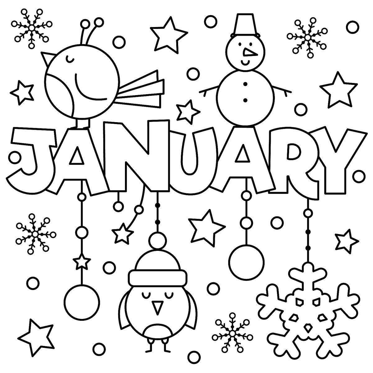 Happy new year free coloring pages for kids to wele the new year printables mom