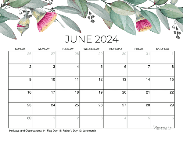 Printable calendar free printable monthly calendars to download for