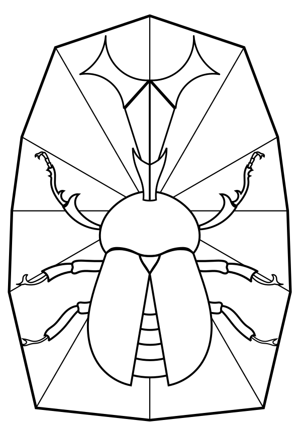 Beetle coloring pages free printable nurie