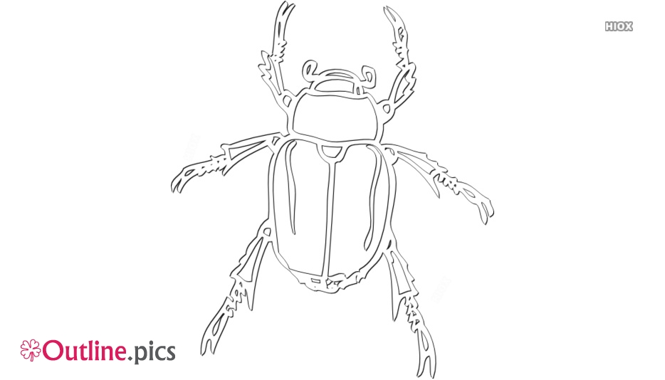 Japanese beetle for coloring