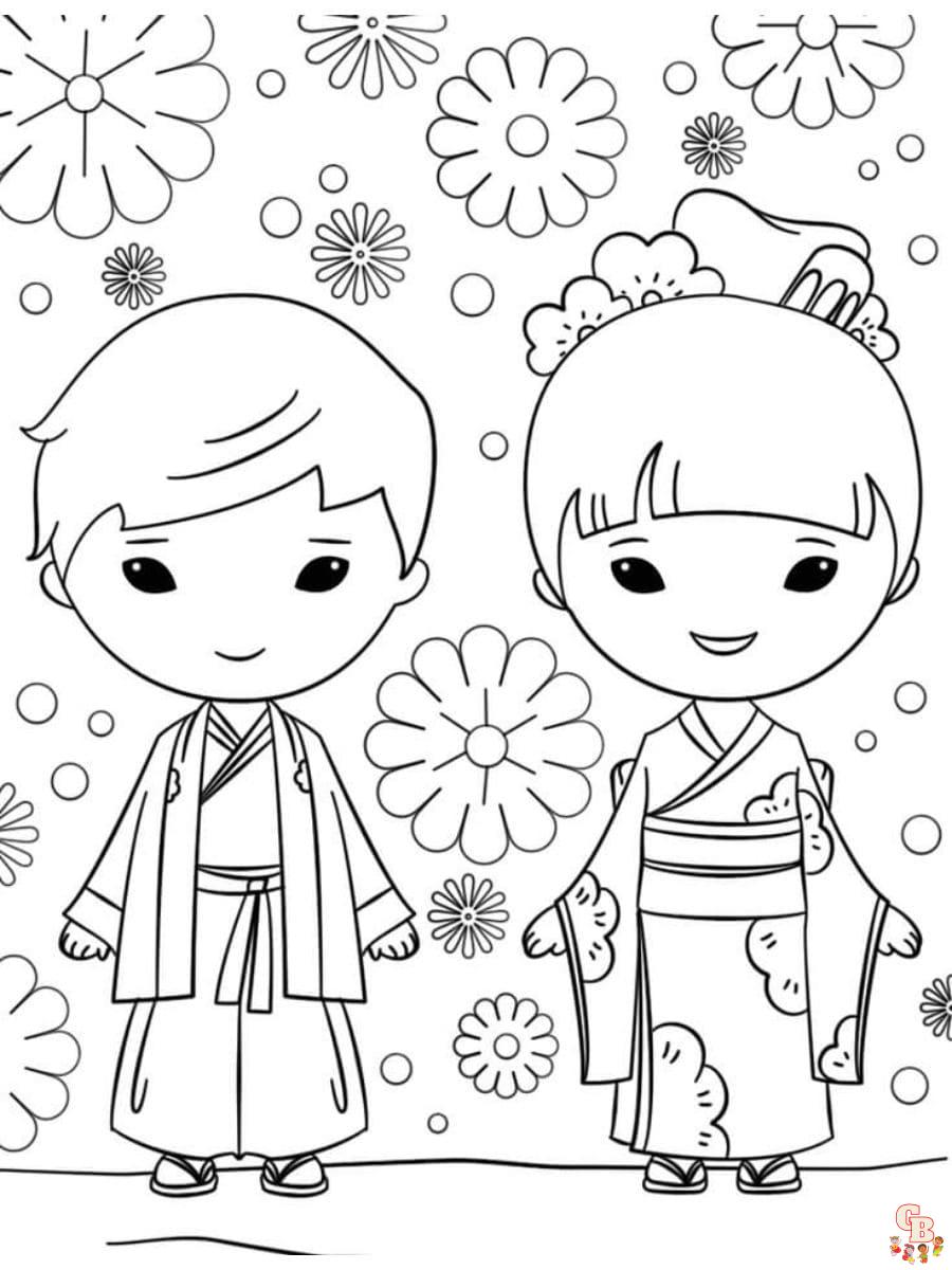 Printable japan coloring pages free for kids and adults