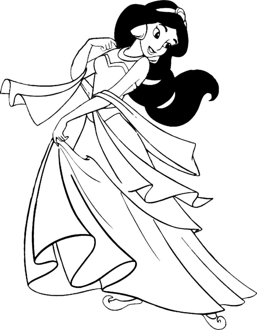 Coloring pages jasmine coloring pages printable