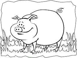 Pigs coloring pages and printable activities hogs