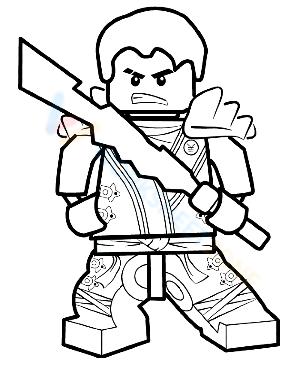 Free collection of ninjago coloring pages for kids