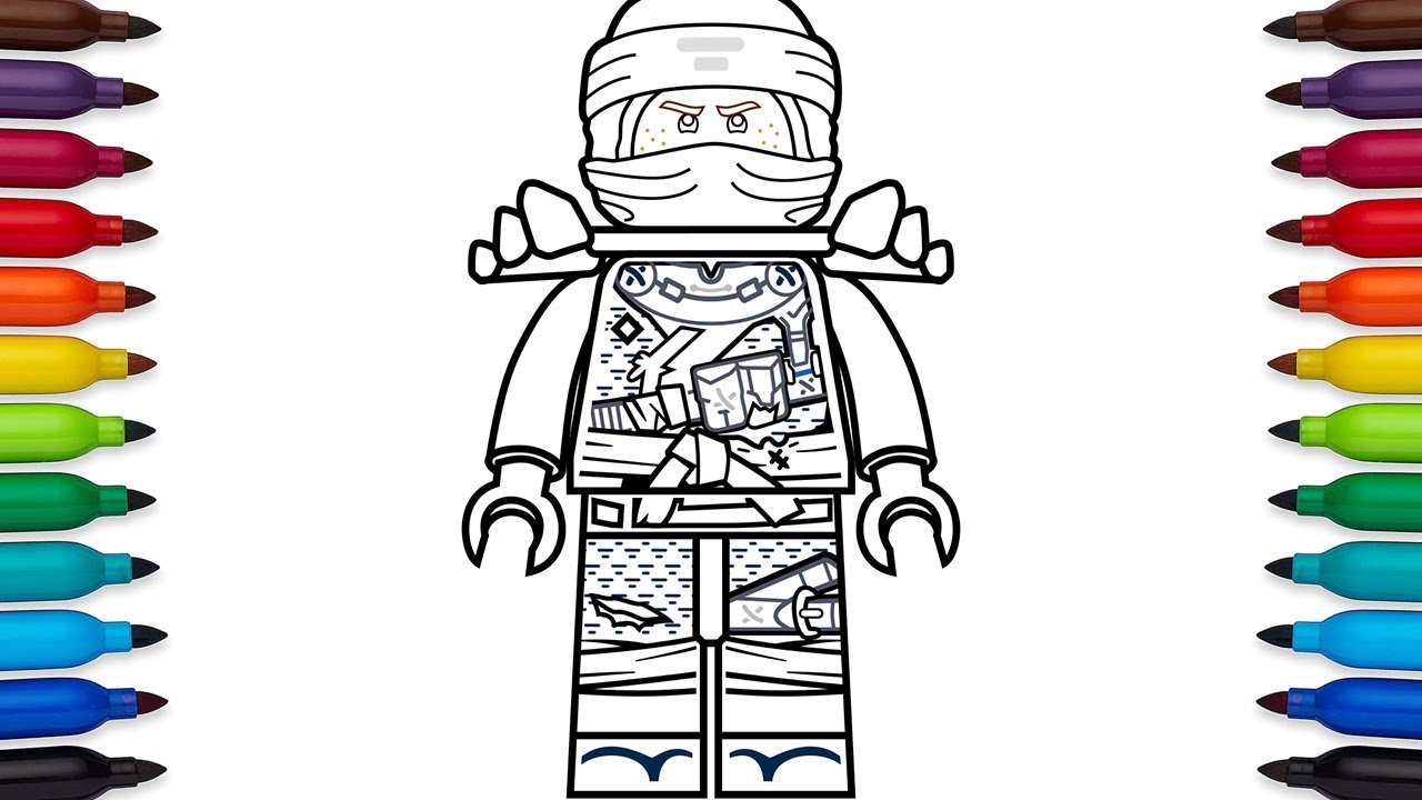 How to draw lego jay from ninjago hunted