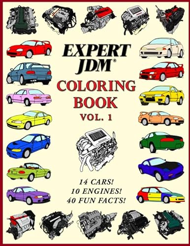 Expert jdm loring book vol jdm engines and japanese car drawings to lor