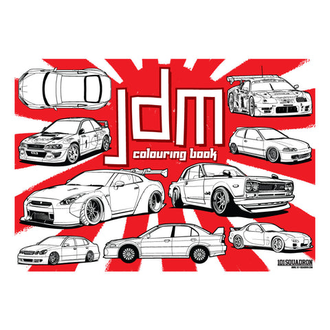 Jdm colouring book