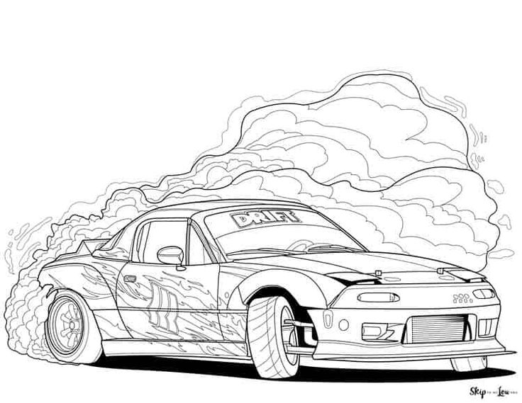 Car coloring pages cars coloring pages cool car drawings race car coloring pages