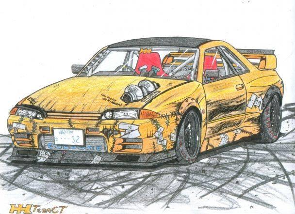 Car throttle on x car throttle user jesy has drawn this skyline gts