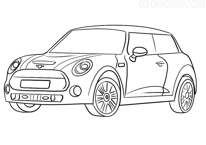 Explore the fun of mini cooper coloring