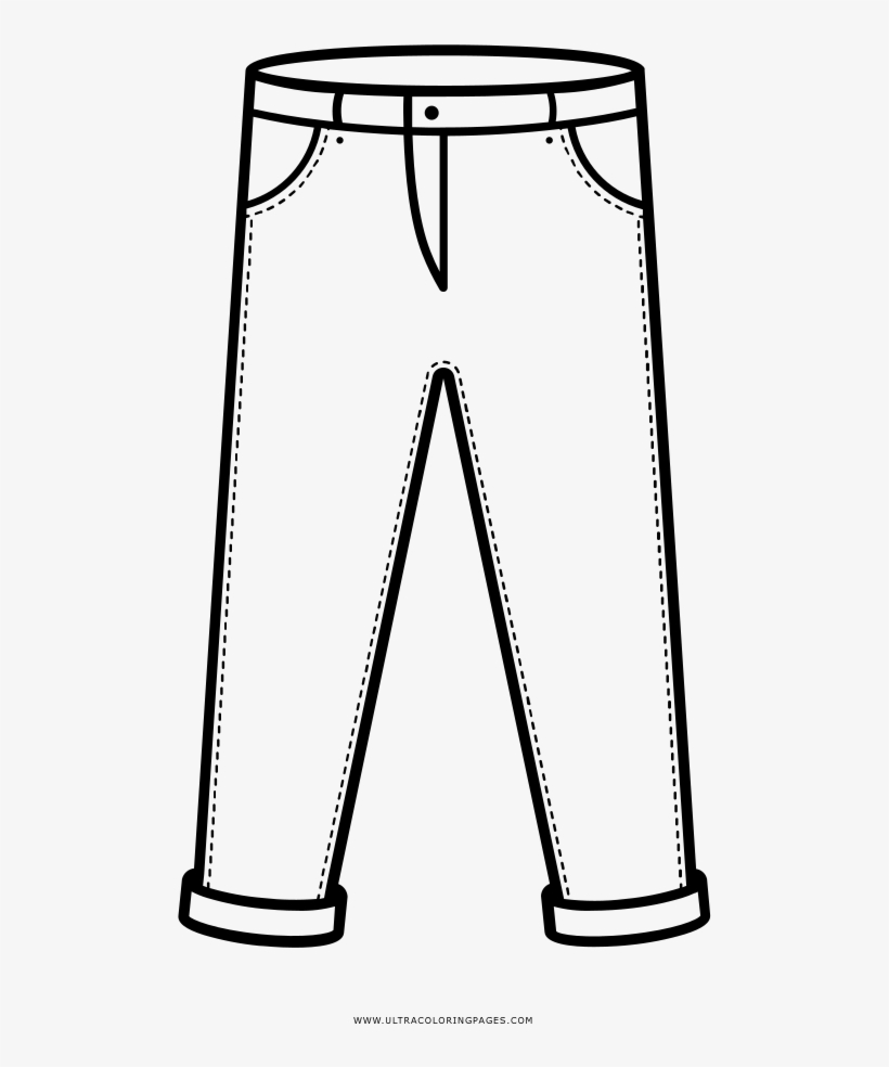 Jeans coloring page