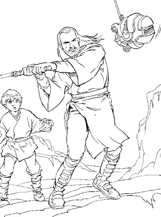 Star wars coloring page