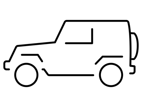 Sport utility vehicle emoji coloring page free printable coloring pages