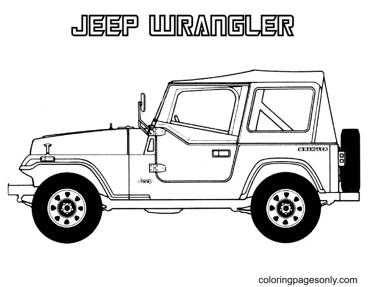 Jeep coloring pages printable for free download