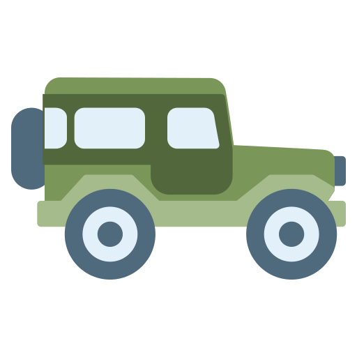 Jeep generic color fill icon