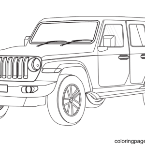 Jeep coloring pages printable for free download