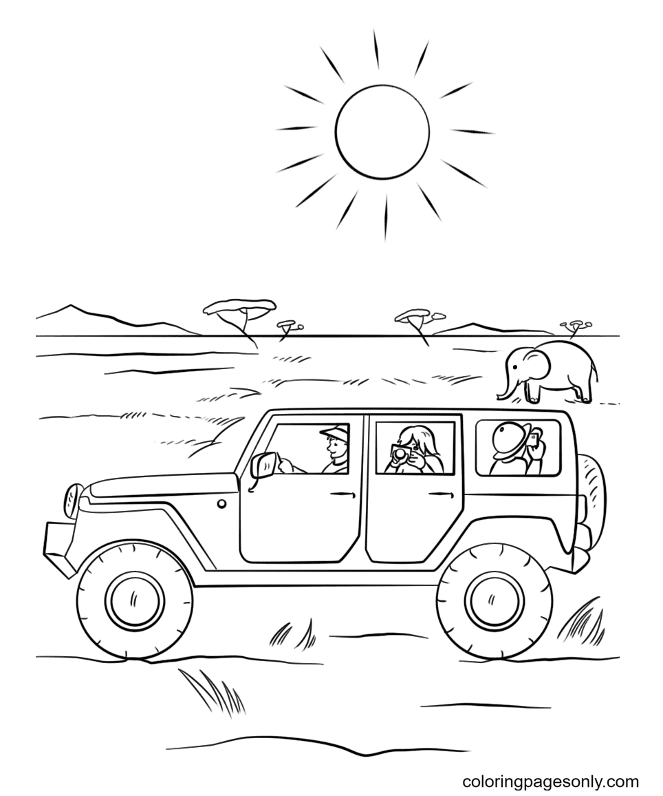 Jeep coloring pages printable for free download