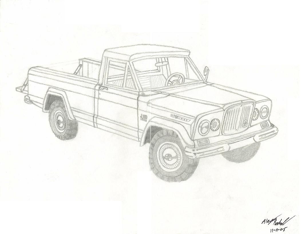 Gladiator truck for the jeep coloring book page truck coloring pages jeep drawing cars coloring pages