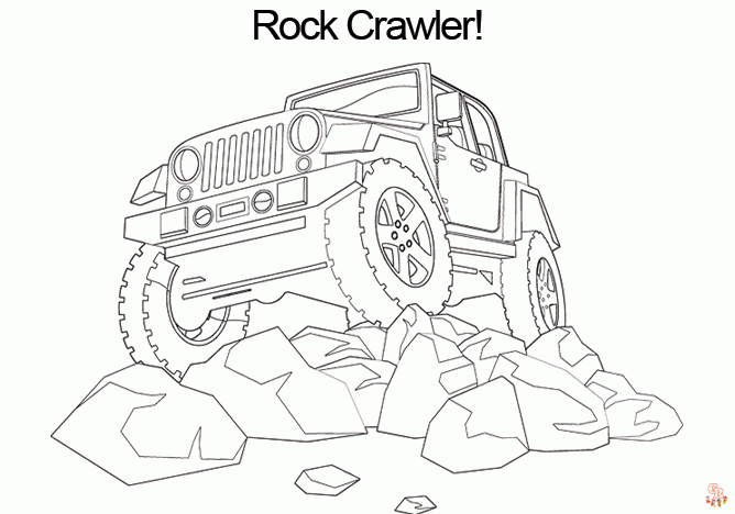 Jeep coloring pages free printable and easy coloring pages