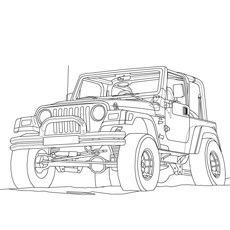 Top free printable jeep coloring pages online