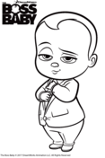 The boss baby coloring pages free coloring pages