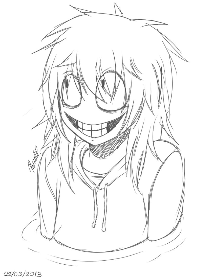 I can phase now jeff the killer creepypasta characters emo art