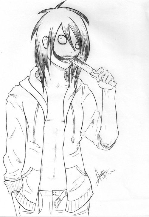 Jeff the killer photo jeff the killer jeff the killer scary art creepypasta cute