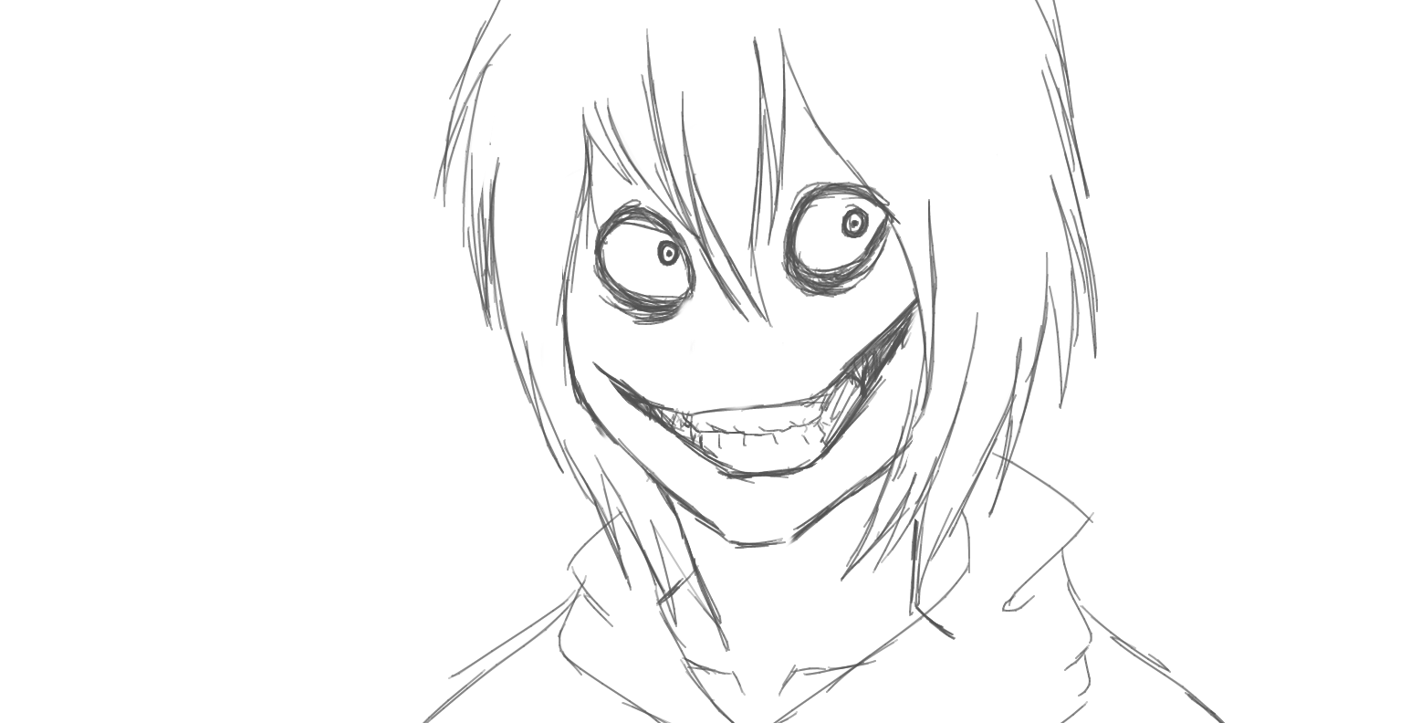 Jeff the killer sketch by dabear on