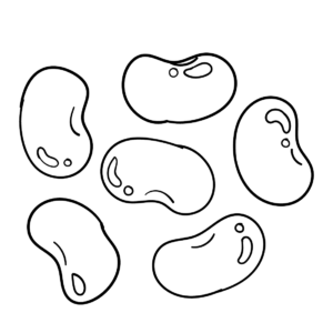 Beans coloring pages printable for free download