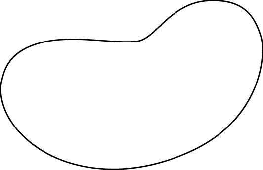 Jelly bean outline jelly bean clip art image