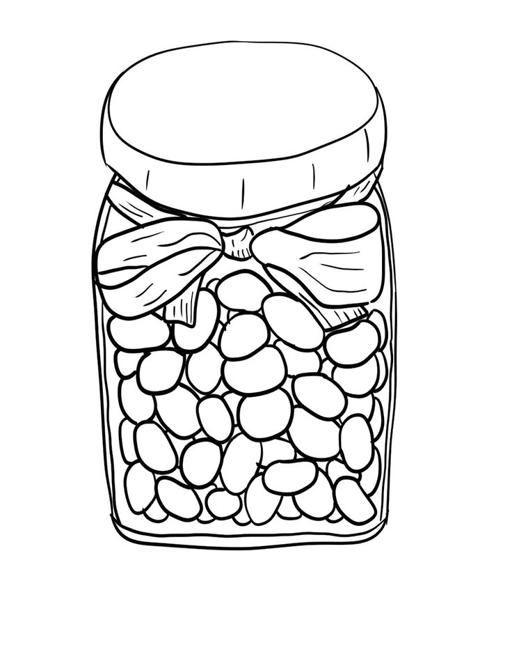 Jar of beans coloring pages coloring pages mermaid coloring pages flower coloring pages