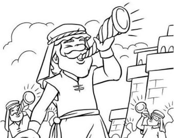 Jericho coloring page