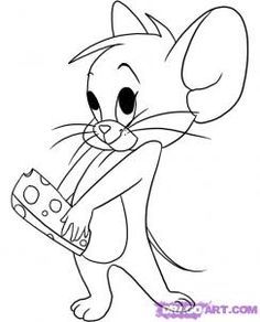 How to draw jerry the mouse from tom and jerry cartoon loring pages cartoon drawings animal loring pages